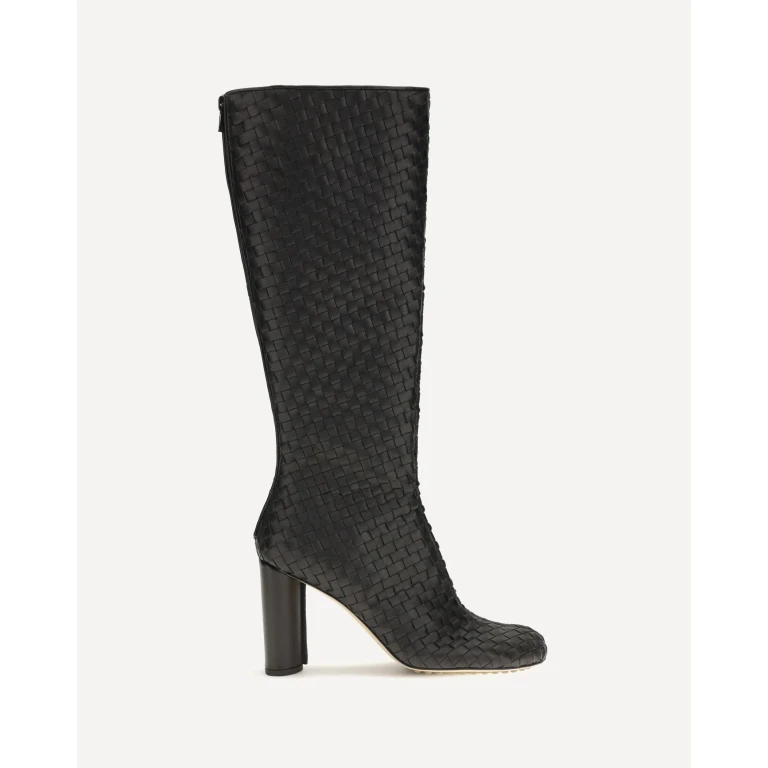 BOTTEGA VENETA Cherry Intrecciato High Boots Female 41