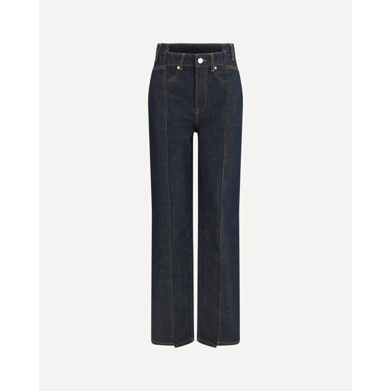 Slub Denim Fold Jeans Female 28