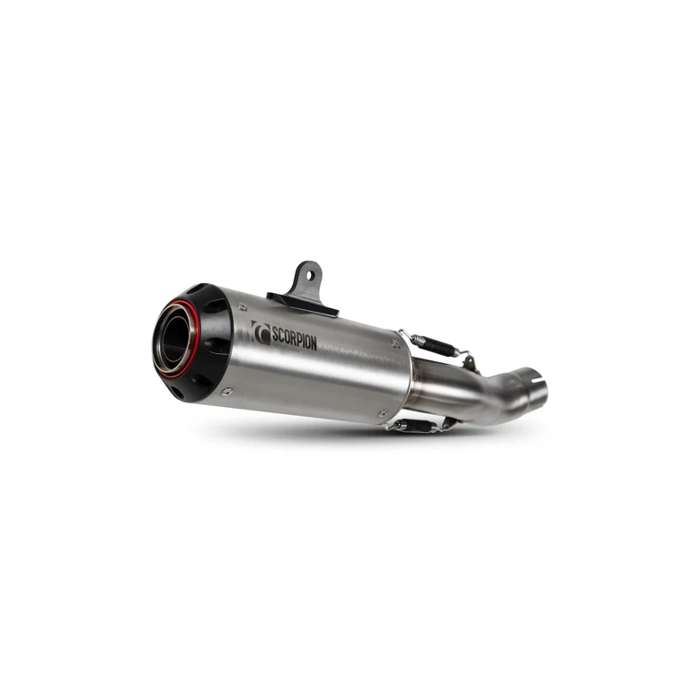PHA195SEO - Scorpion Red Power Stainless Steel Slip-On Exhaust - Honda CB 500 F 2019 - 2021