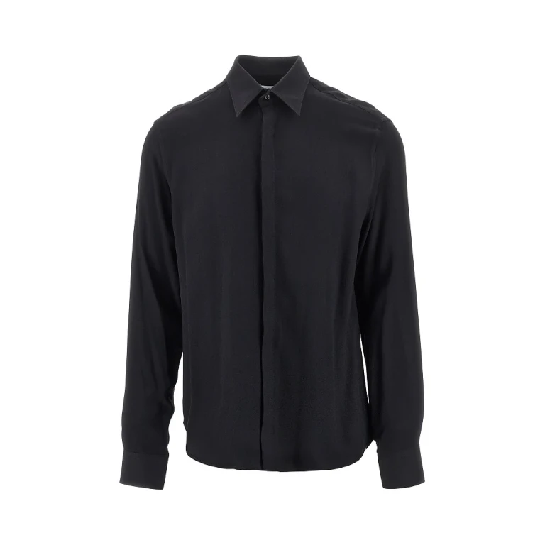 Viscose twill shirt Man S