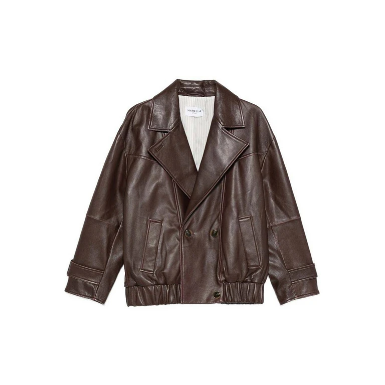 Blouson En Cuir - Bordeaux (2623446074200MLSPALLORE006)