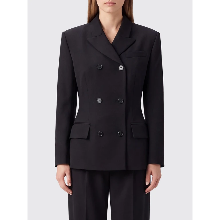 Blazer croisé en laine Magda Butrym à revers crantés