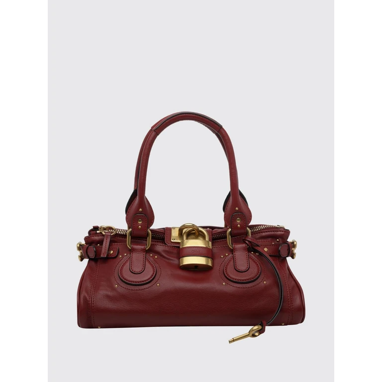CHLOÉ Paddington Calfskin Shoulder Bag with Iconic Padlock (CH25WS802P75633)