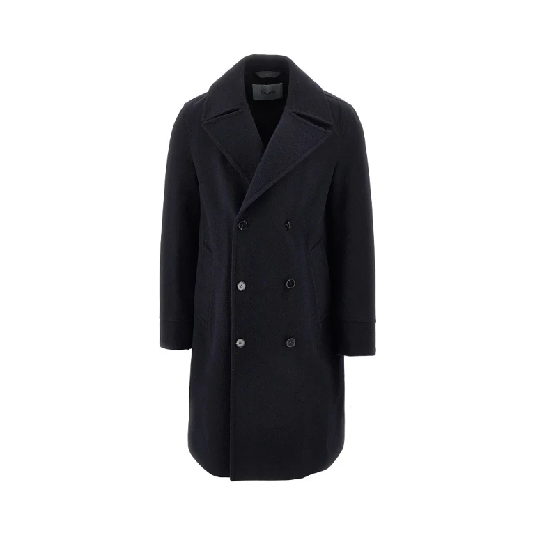 PALTO 'Achille' 2L felt double-breasted coat Man 48