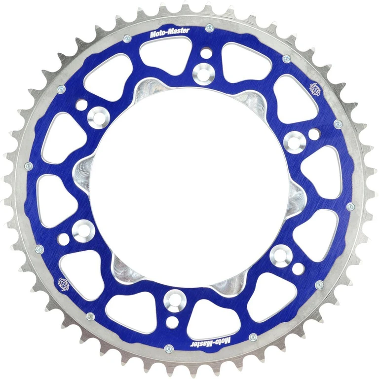 62.009.34.48 - Moto Master Fusion Series Dual Ring Sprocket For Yamaha TTR230 2005-2026 Rear 48T - Blue