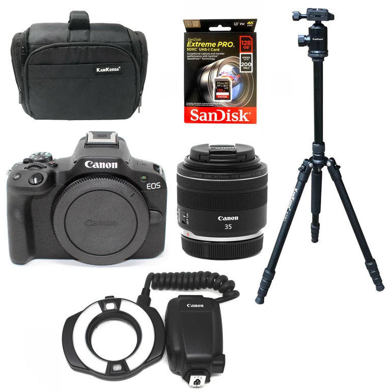 Beginner Macro Photography Canon EOS R50 Mirrorless Camera Kit