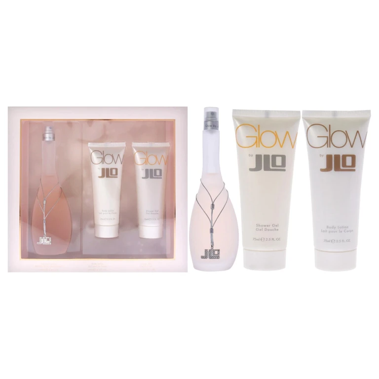 Glow Gift Set 100ml EDT + 75ml Body Lotion + 75ml Shower Gel