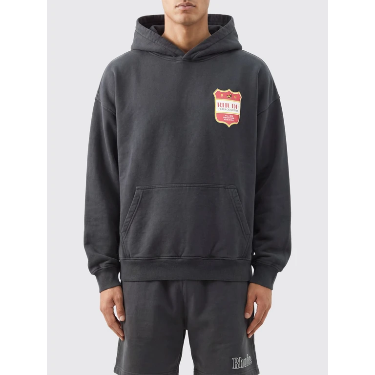 Cotton Hoodie with Contrast Back Logo (RHPF26HO010126499)