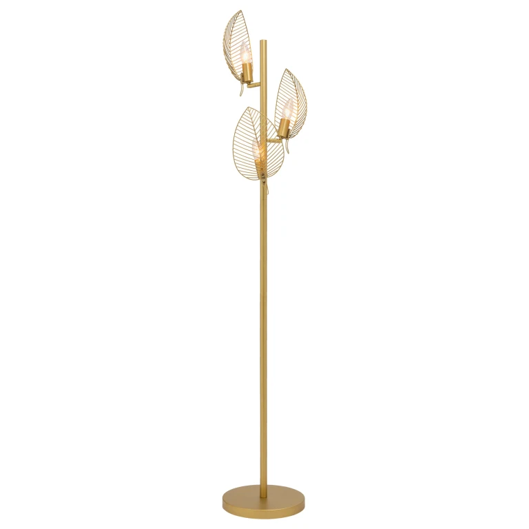 59.25" H Theo Leaf Shade Floor Lamp