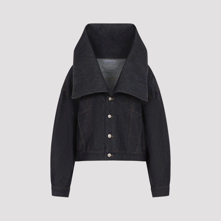Standing Collar Boxy Jacket