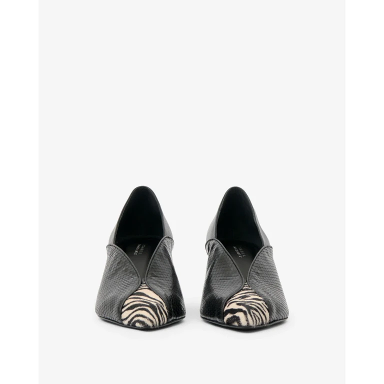 Escarpins Ilou - Femme - Noir / Zèbre - Taille36 - Isabel Marant