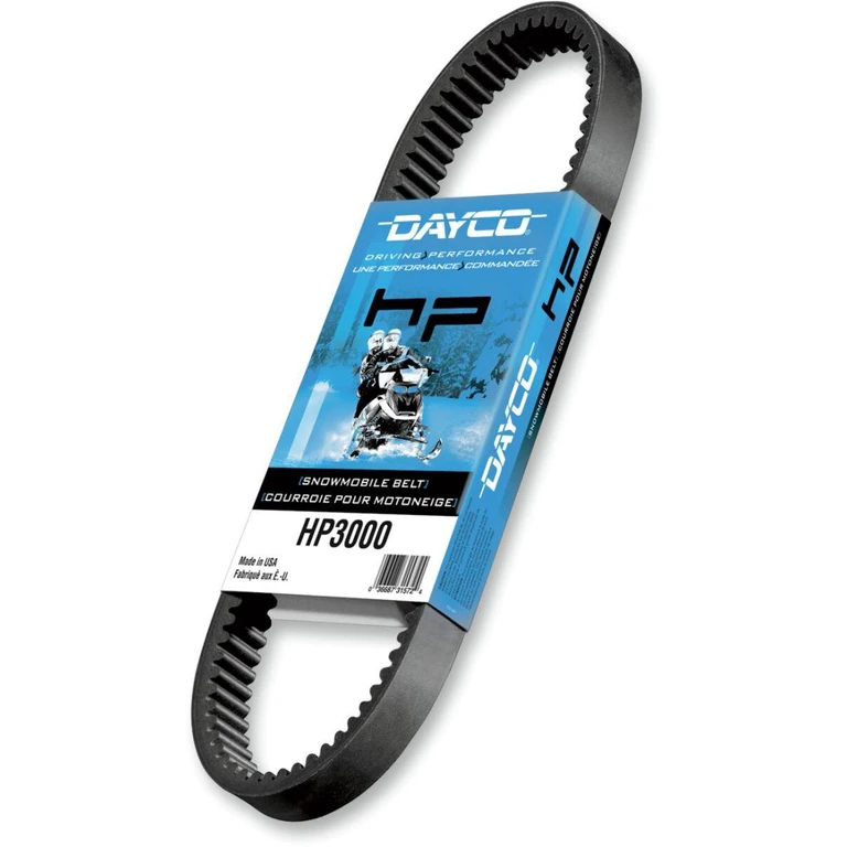 HP3034 - Dayco High Performance Drive Belt For Polaris Sport 440 1994-1999 - Black