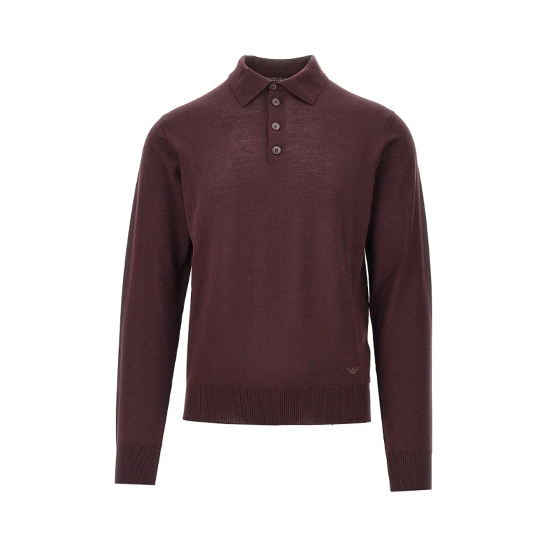 Fine knit polo sweater Man M