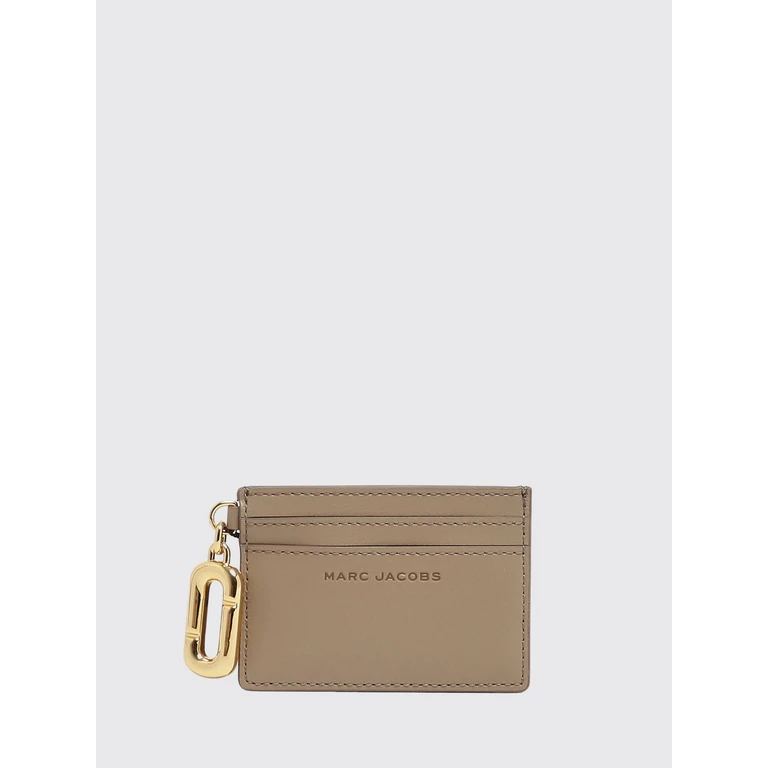 Flat Leather Card Holder with Double J Logo (2P6SMP016S01082)