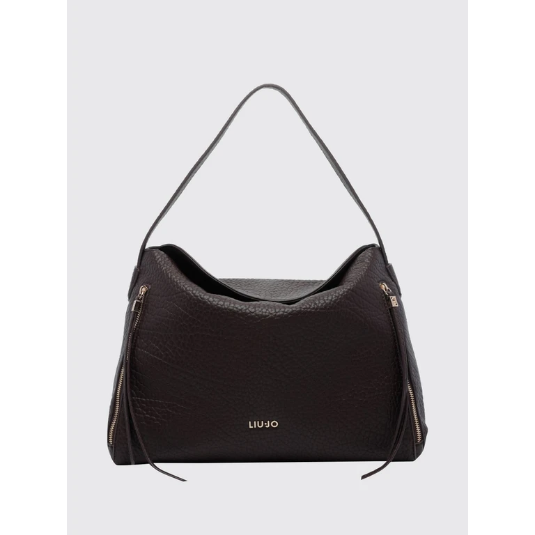 LIU JO Grained Synthetic Leather Shoulder Bag with Flap Closure (AF6046E114691718)