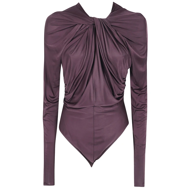 Long-Sleeve Body Twist Detail