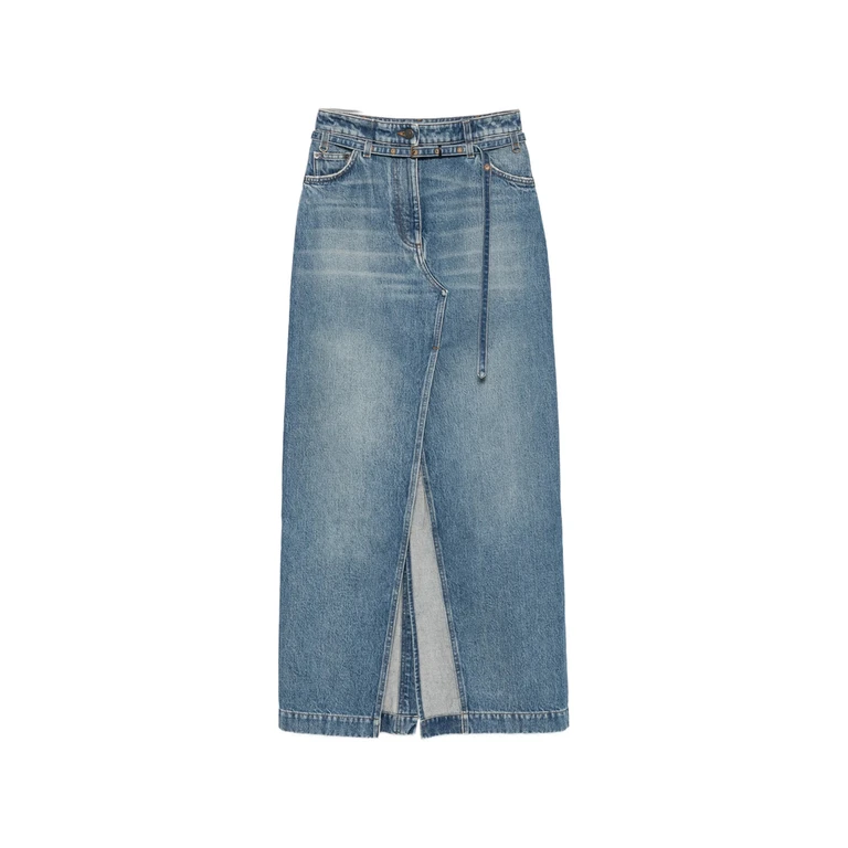 Jupe en denim Dries Van Noten
