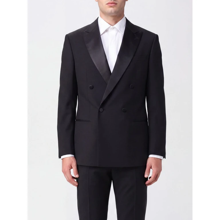 blazer van pure scheerwol crêpe