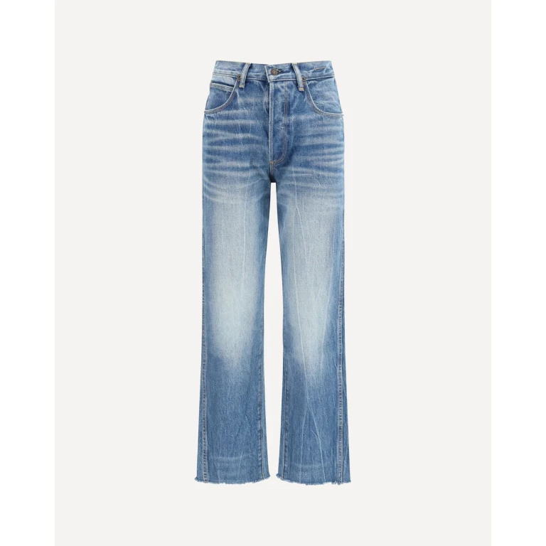 Washed denim cigarette Jeans Female 27
