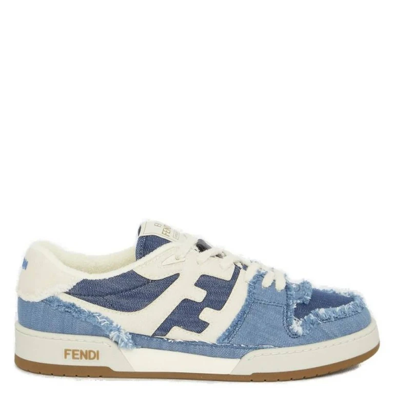 Match Denim Low-Top Sneakers