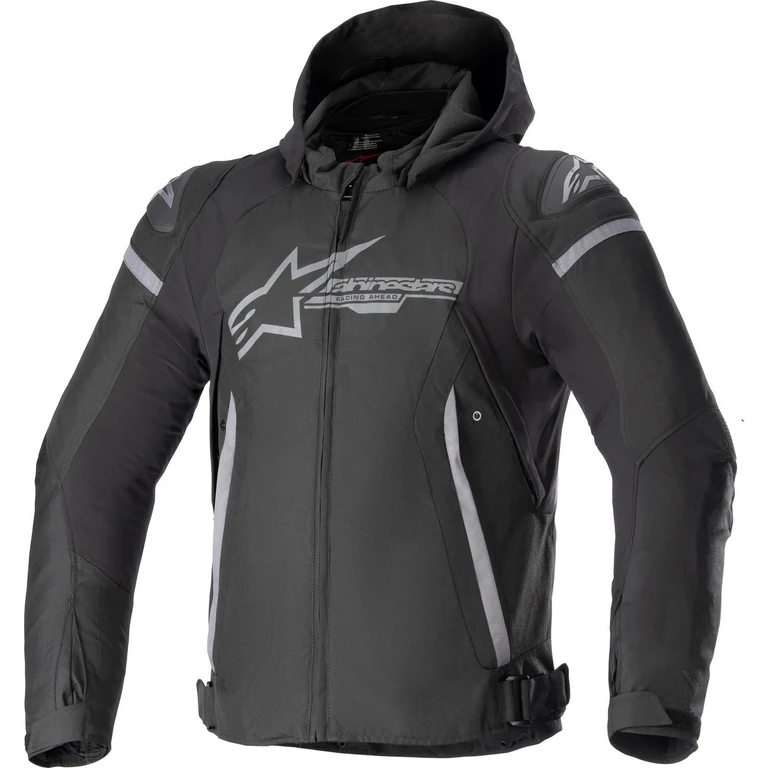 Zaca Motorcycle Jacket 4XL Black Dark Grey