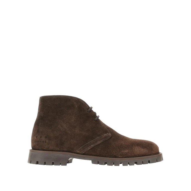 Suede leather ankle boots Man 40