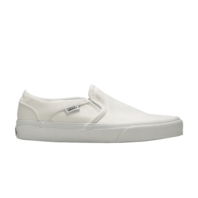 Asher Women's Slip-On Sneakers - True White Canvas