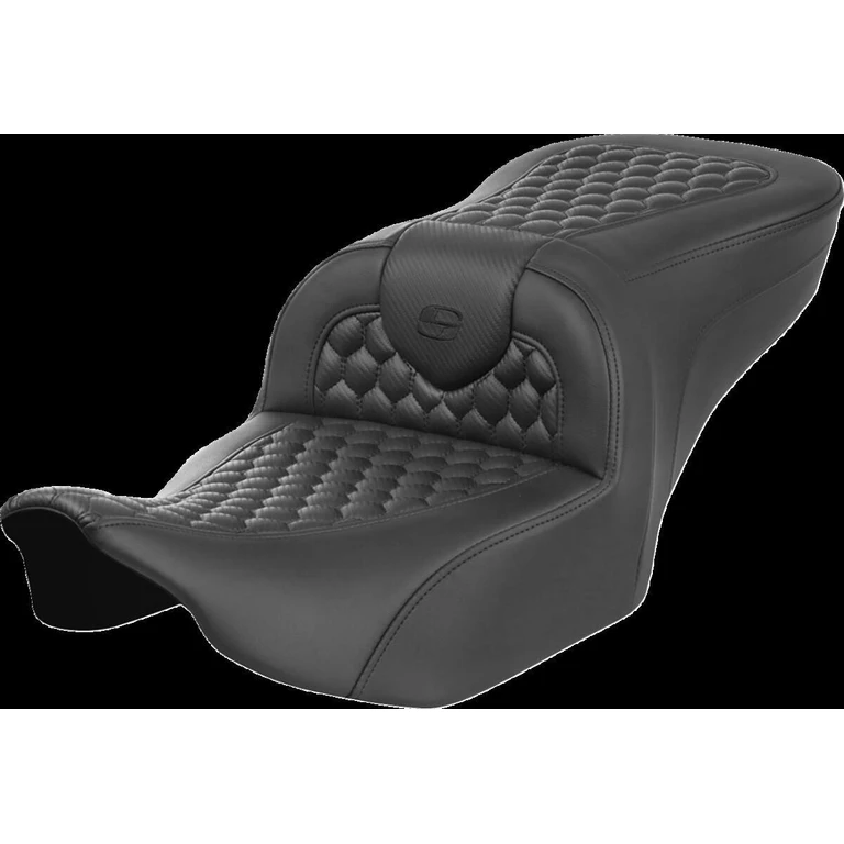 823-07-18900 - Saddlemen Honeycomb Roadsofa Seat For Harley Davidson FLHX 1923 2024 - Black