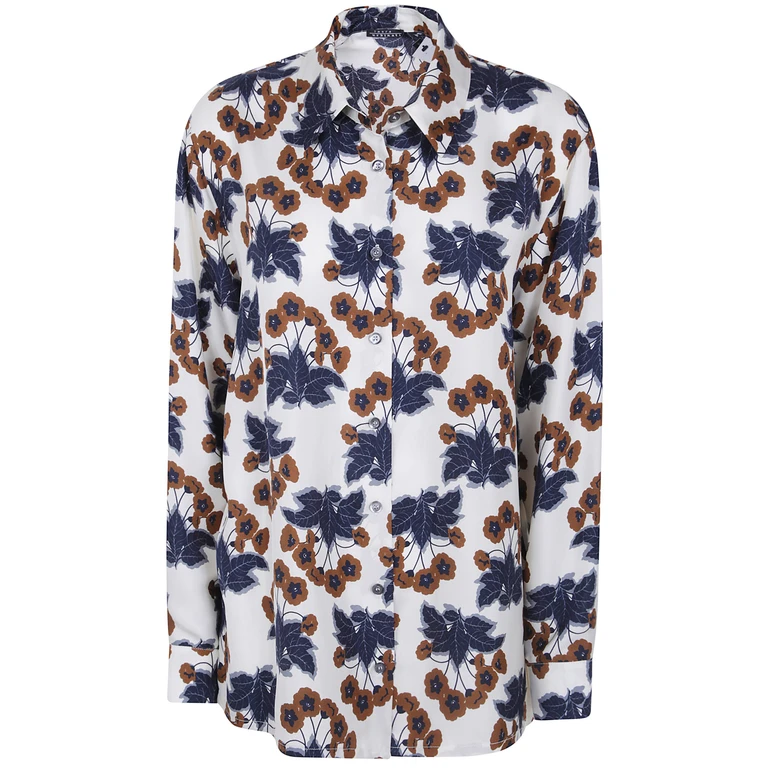 Shirt Flower Print "Flower Print Oversized Shirt"