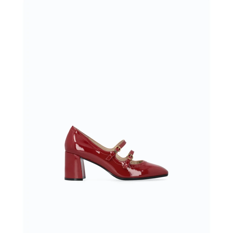 Escarpins Mary Jane en cuir effet vernis - 35