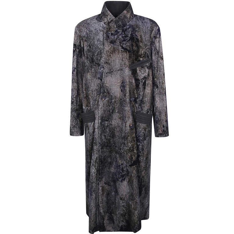 Coat Velvet Stand Collar "Velvet Stand Collar Coat"