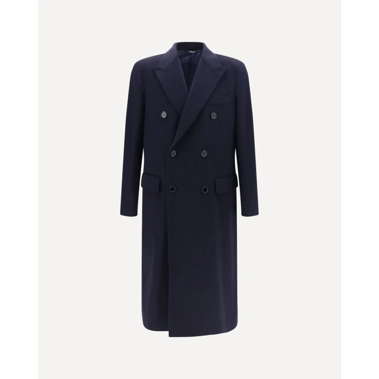 Double-breasted wool Coat Male 48