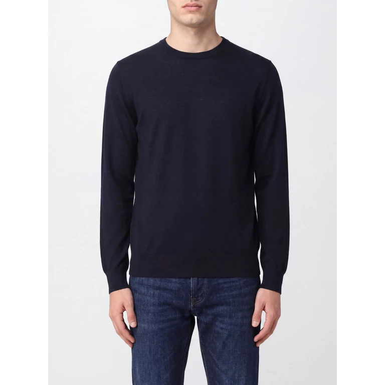 Pure Wool Long-Sleeved Crewneck Jumper (B2P00016W0213777)