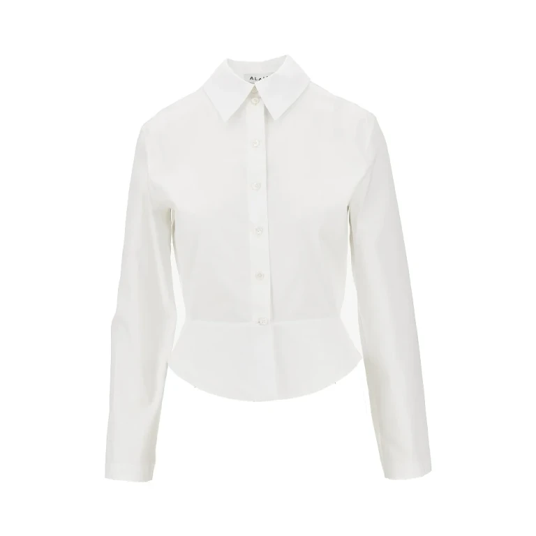ALAIA Poplin basque shirt Woman 36