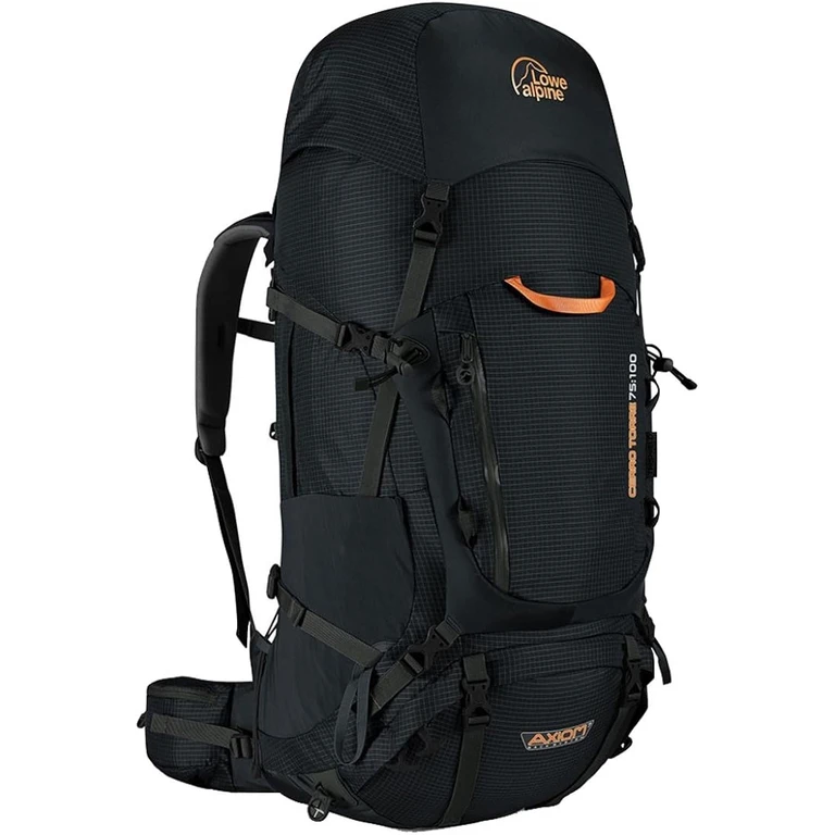 Cerro Torre 100:120 Trekking Backpack (M/L back length) - Black/Greyhound