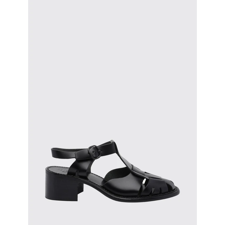 HEREU Heeled Sandal Woman color Black (WFPEHEBLACK)