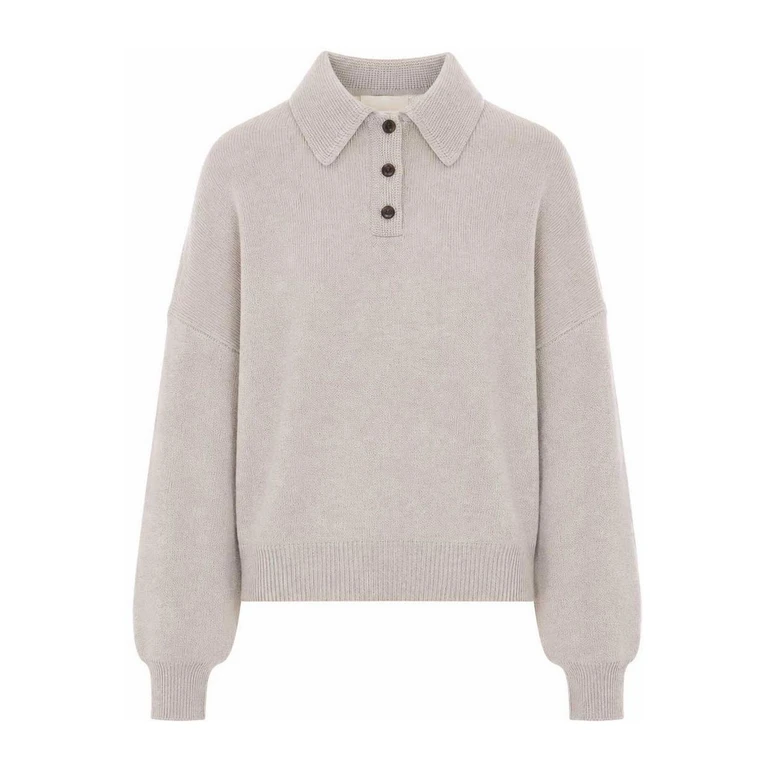 gebreide cashmere polo
