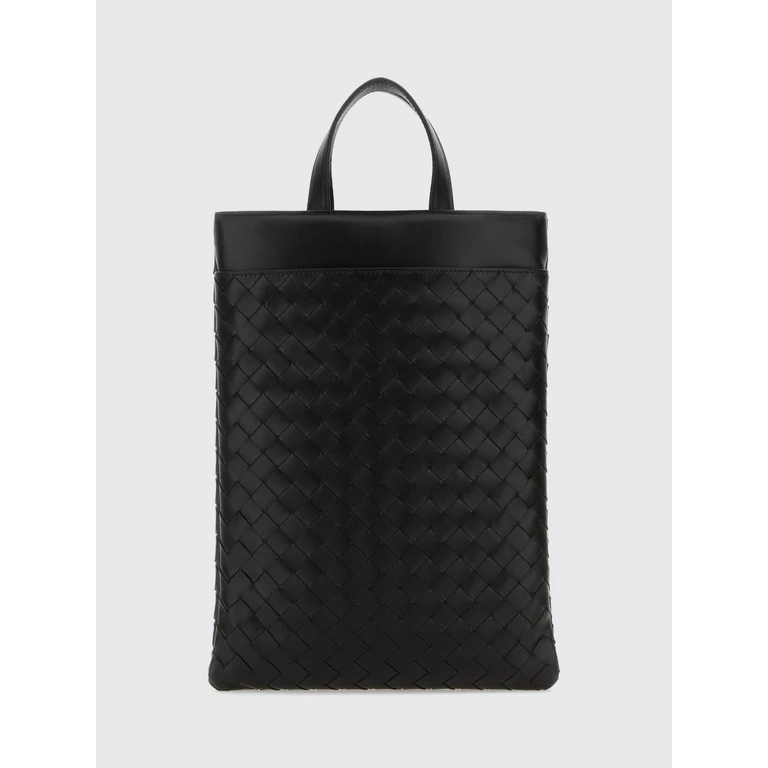 Intrecciato Woven Calfskin Leather Laptop Bag (765767V2HL18803)
