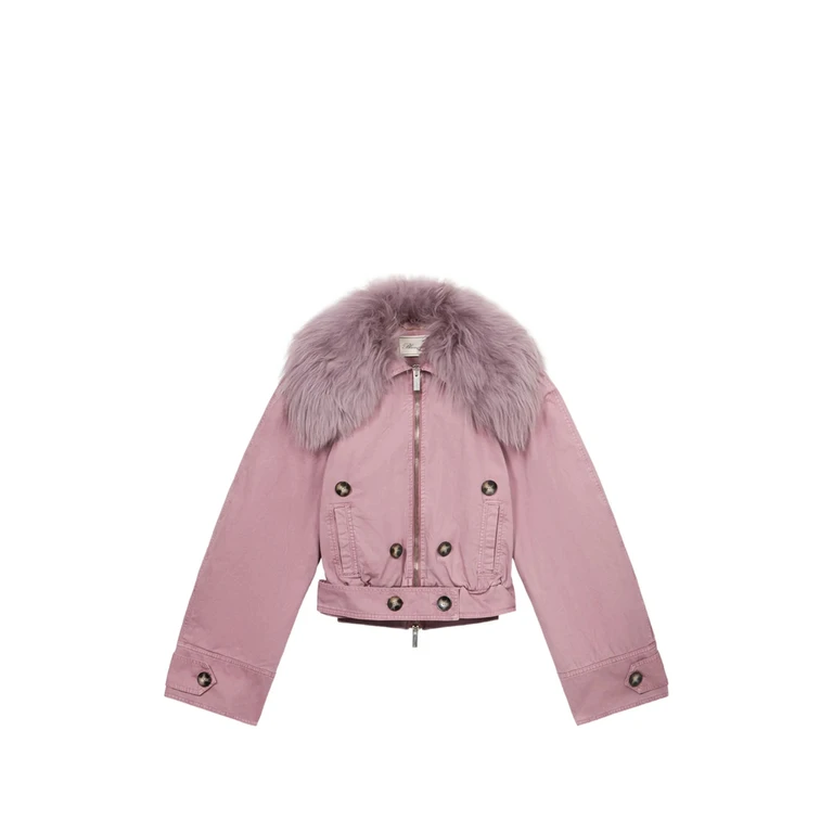 Textured-collar Jacket