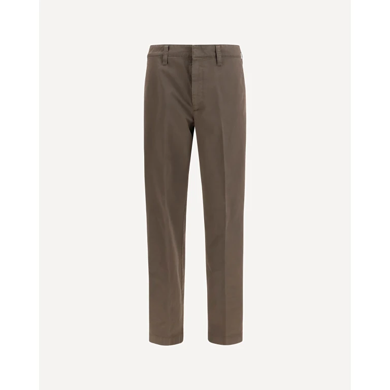 Garment dyed cotton Pants Male 50