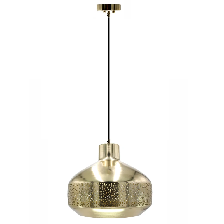 16"H Sorrento Teardrop 1-Light Metal Pendant