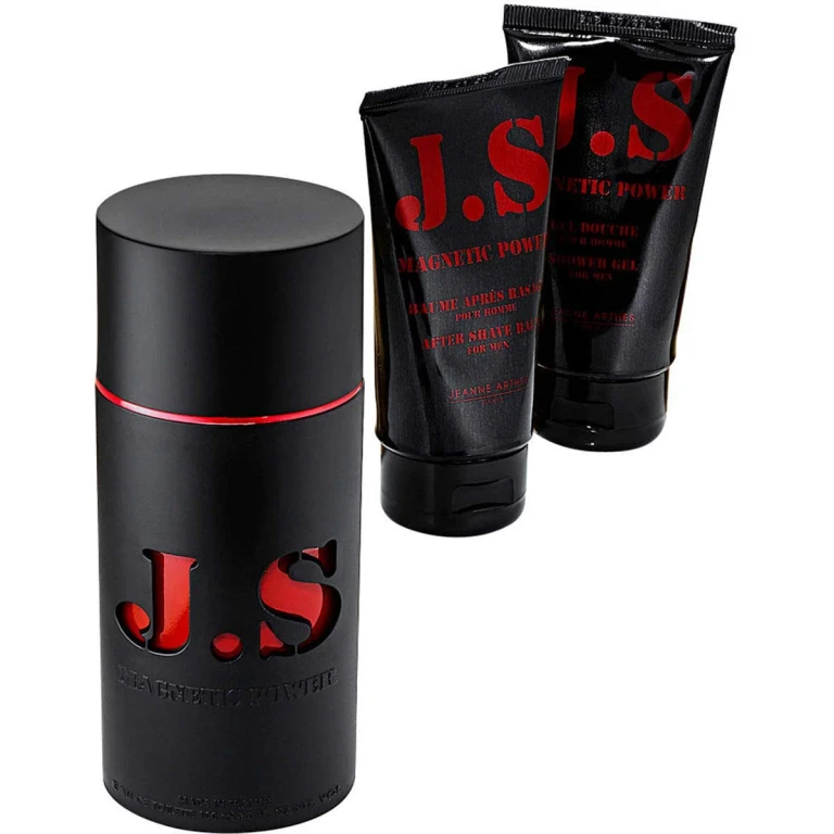 Js Magnetic Power Gift Set 100ml EDT + 75ml Shower Gel + 75ml Aftershave Balm