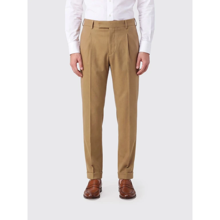 Slim Fit Tailored Trousers in Virgin Wool and Cashmere (CORFZAZ40FWDTO030130)