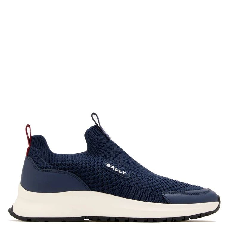 Dewan-T Knit-Effect Outline Sneakers