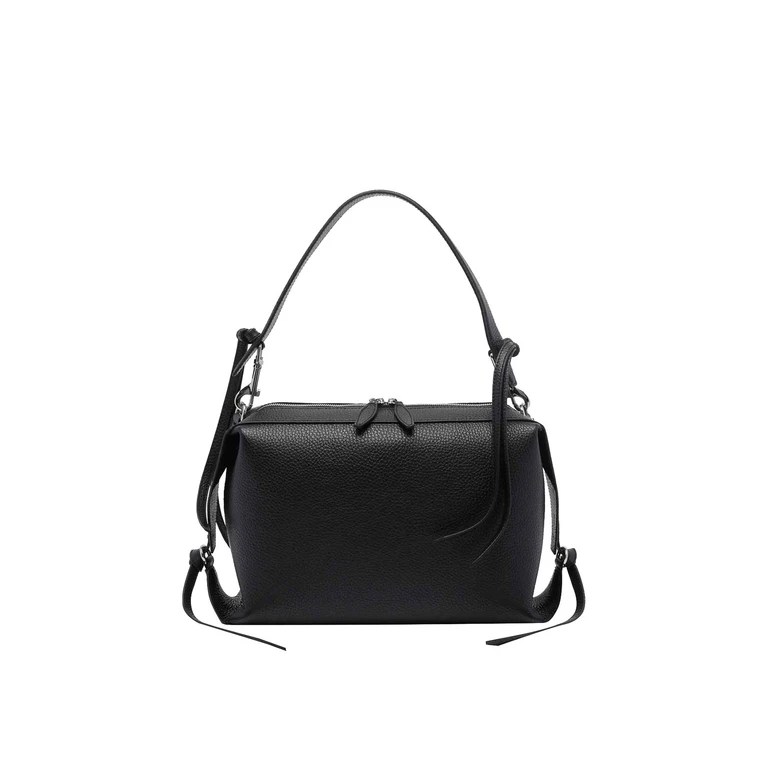 Yuzefi Sac Porté Épaule - Noir (BENTOPEBBLEGRAINLEATHERL034)