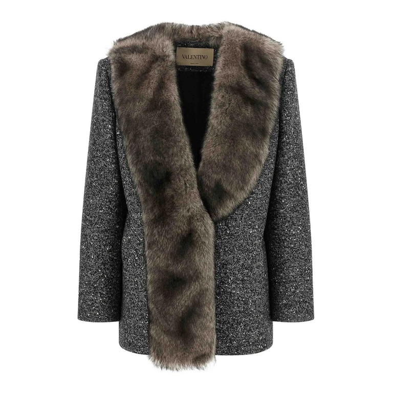 Manteau Court - Blanc (B0CJ4B2AGTA01)