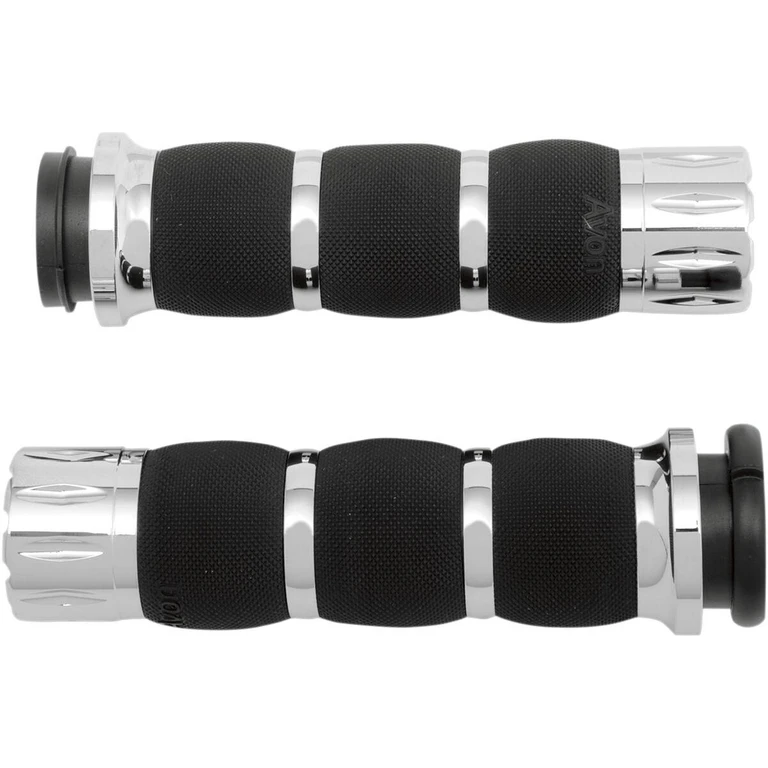 AIR-90-FLY-RIV - Avon Grips Rival Air Cushioned Grips For Harley Davidson FLDE 1750 2020 - Chrome