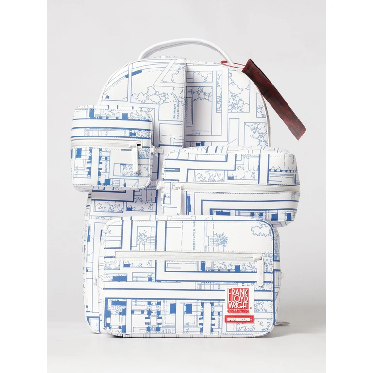 Graphic Print Backpack with Coordinated Pouch (910B9287NSZ)