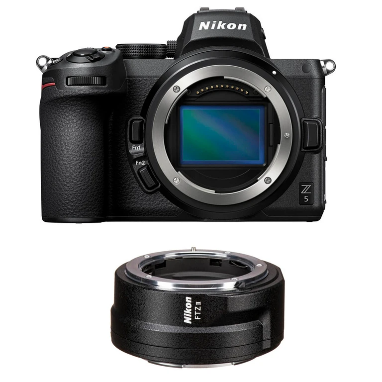 Z5 Mirrorless Camera Body with FTZ II Mount Adapter
