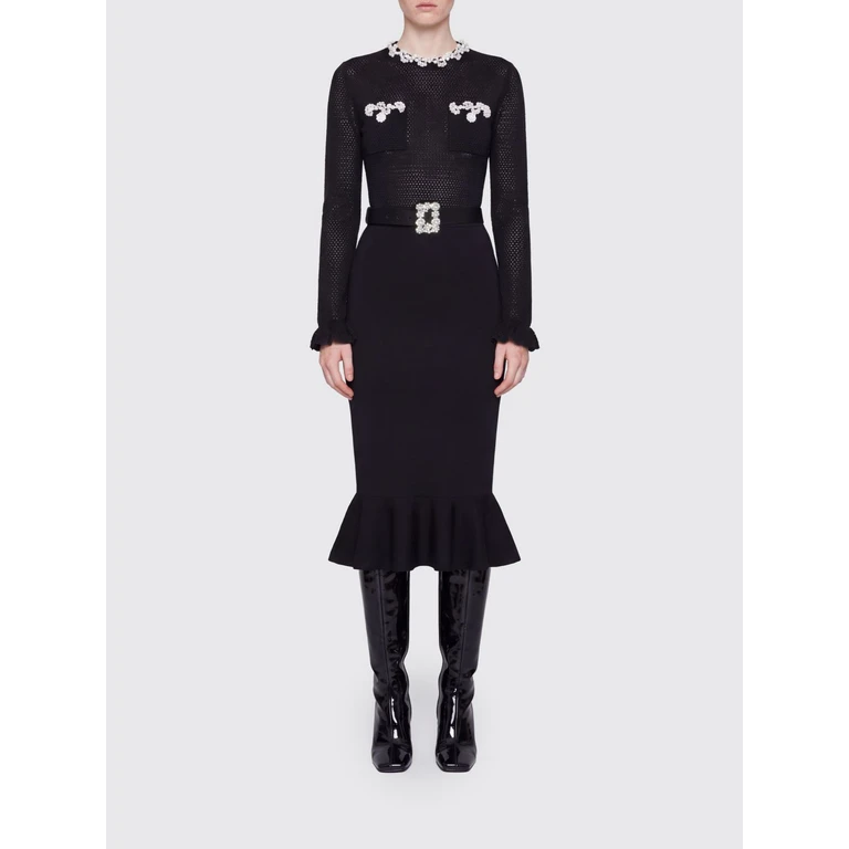 Dress Woman color Black (AW26085MCB)